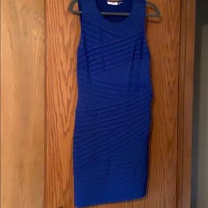 Blue Calvin Klein dress